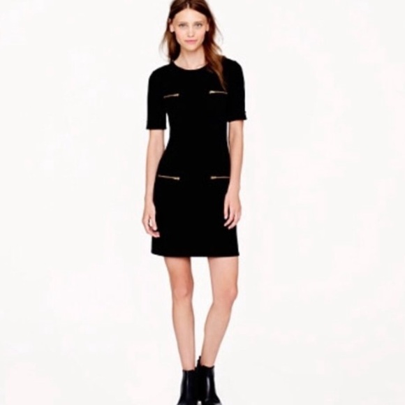 J. Crew black zipper pocket shift dress 6 - Picture 11 of 12